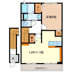 エスペランサ・津　Ａ・Ｂ棟の物件間取画像